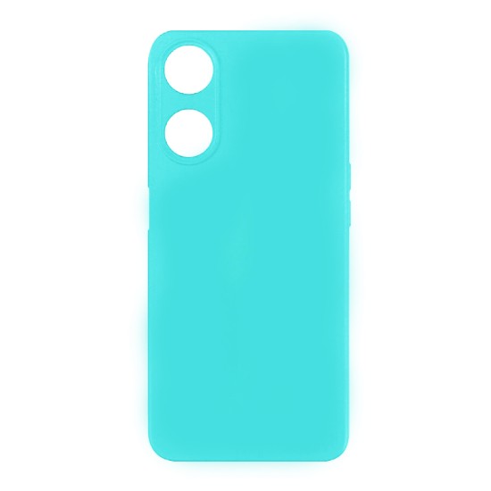 Silicone Case with Camera Shield for Oppo A58 4g Sea Green Silicone Case with Camera Shield for Oppo A58 4g Sea Green
